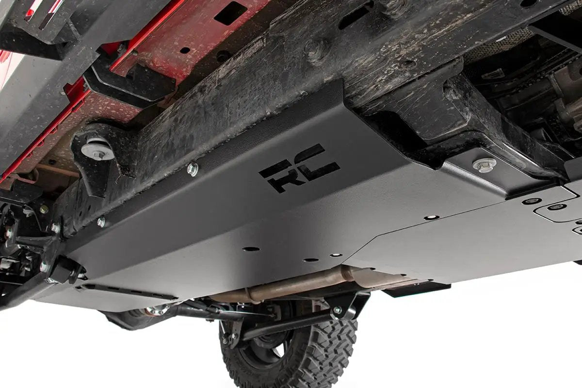 Rough Country Skid Plate Combo | 3.6L | Engine | T-Case | Gas | Jeep Wrangler Unlimited (18-19) by Rough Country