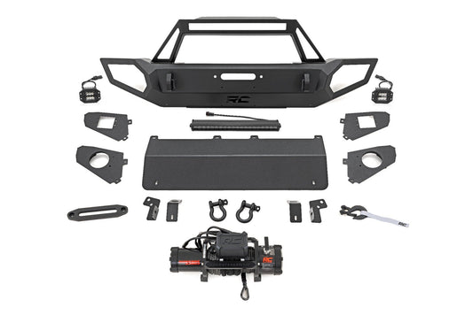 Rough Country Front Winch Bumper | 9500S | Jeep Gladiator JT/Wrangler JK & JL/Wrangler Unlimited 4WD