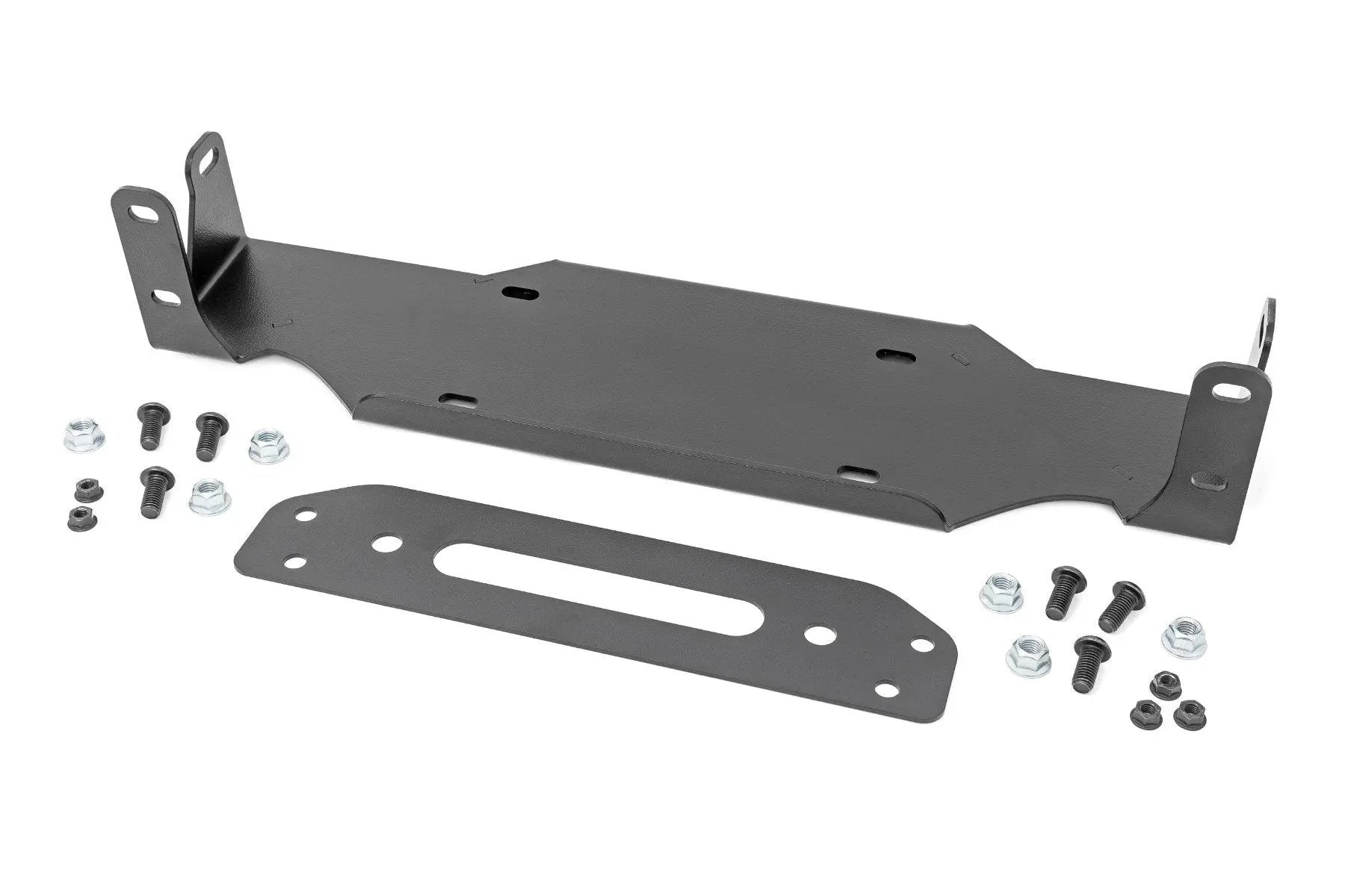 Rough Country Winch Mounting Plate | Modular Steel OE Bumper | Jeep Gladiator JT/Wrangler JL (18-26) by Rough Country