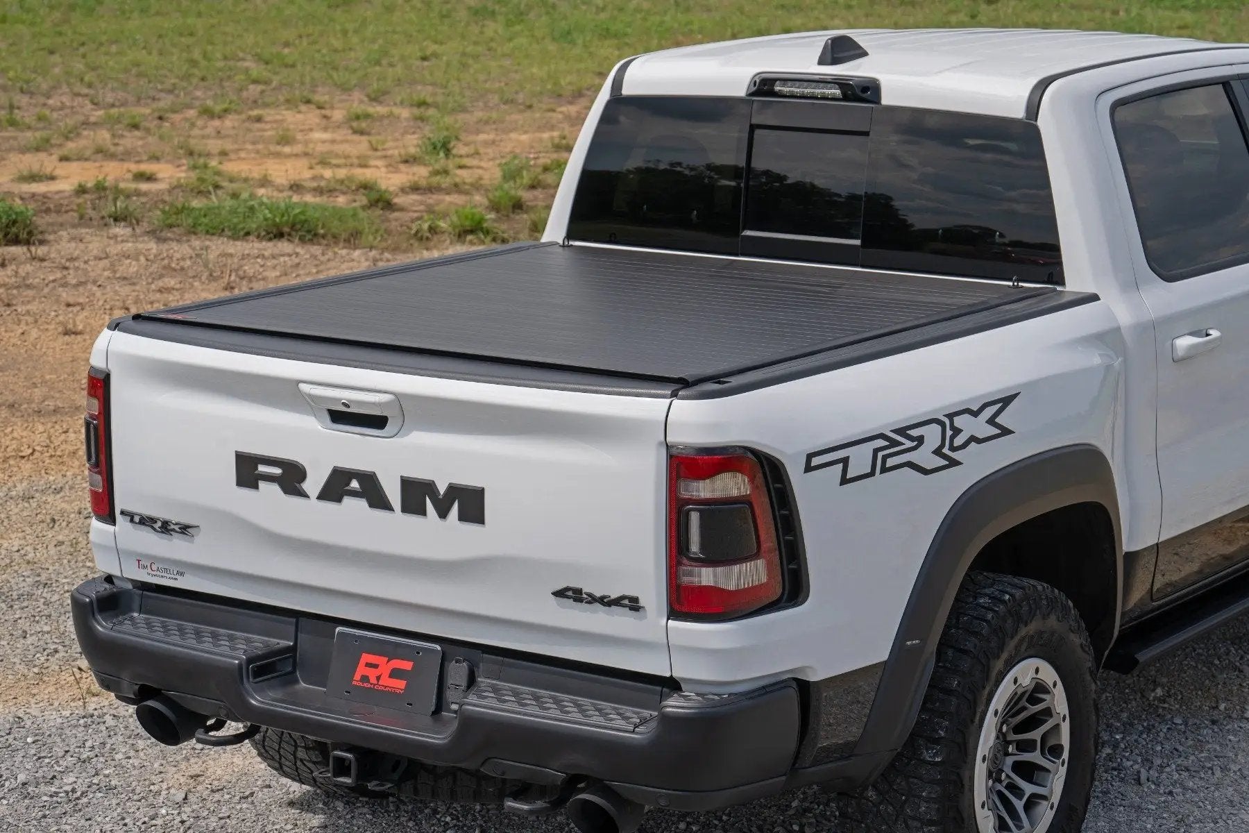 Rough Country Hard Roll Up Bed Cover | 5'7" Bed | Ram 1500 (19-26)/1500 TRX (21-24) by Rough Country