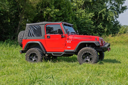 Rough Country Nerf Steps | Full Length | Jeep Wrangler TJ 4WD (1997-2006)