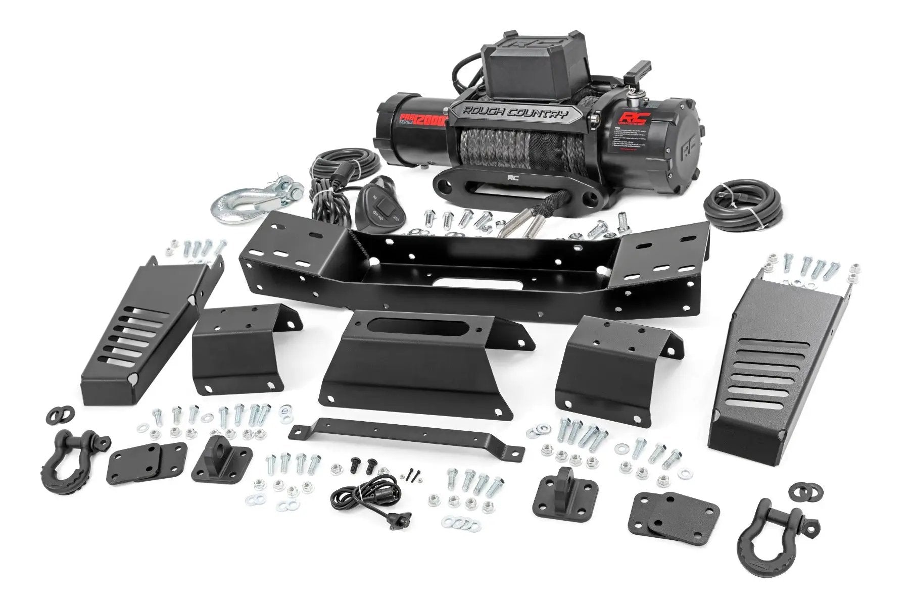 Rough Country Hidden Winch Mount | 12000S | Toyota Tundra 2WD/4WD (2022-2026) by Rough Country