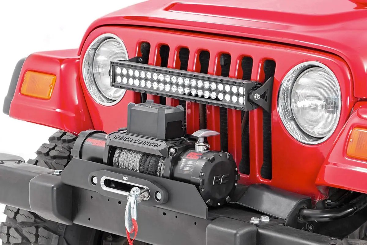 Rough Country Winch Mounting Plate | Jeep Wrangler TJ (97-06)/Wrangler Unlimited (04-06) by Rough Country