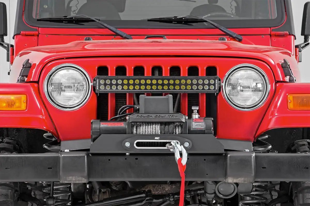 Rough Country Winch Mounting Plate | Jeep Wrangler TJ (97-06)/Wrangler Unlimited (04-06) by Rough Country