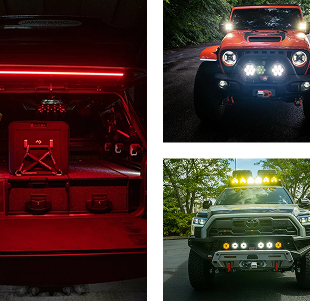 LED light bars, pod lights, ditch lights, and off-road vehicle lighting upgrades available from Auto Expedition in Ohio