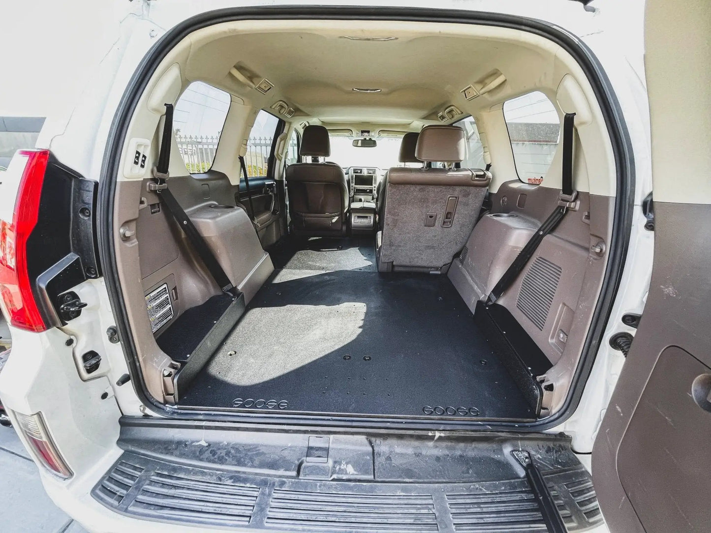 Lexus GX460 2010-2023 - Second Row Seat Delete Plate System by Goose Gear