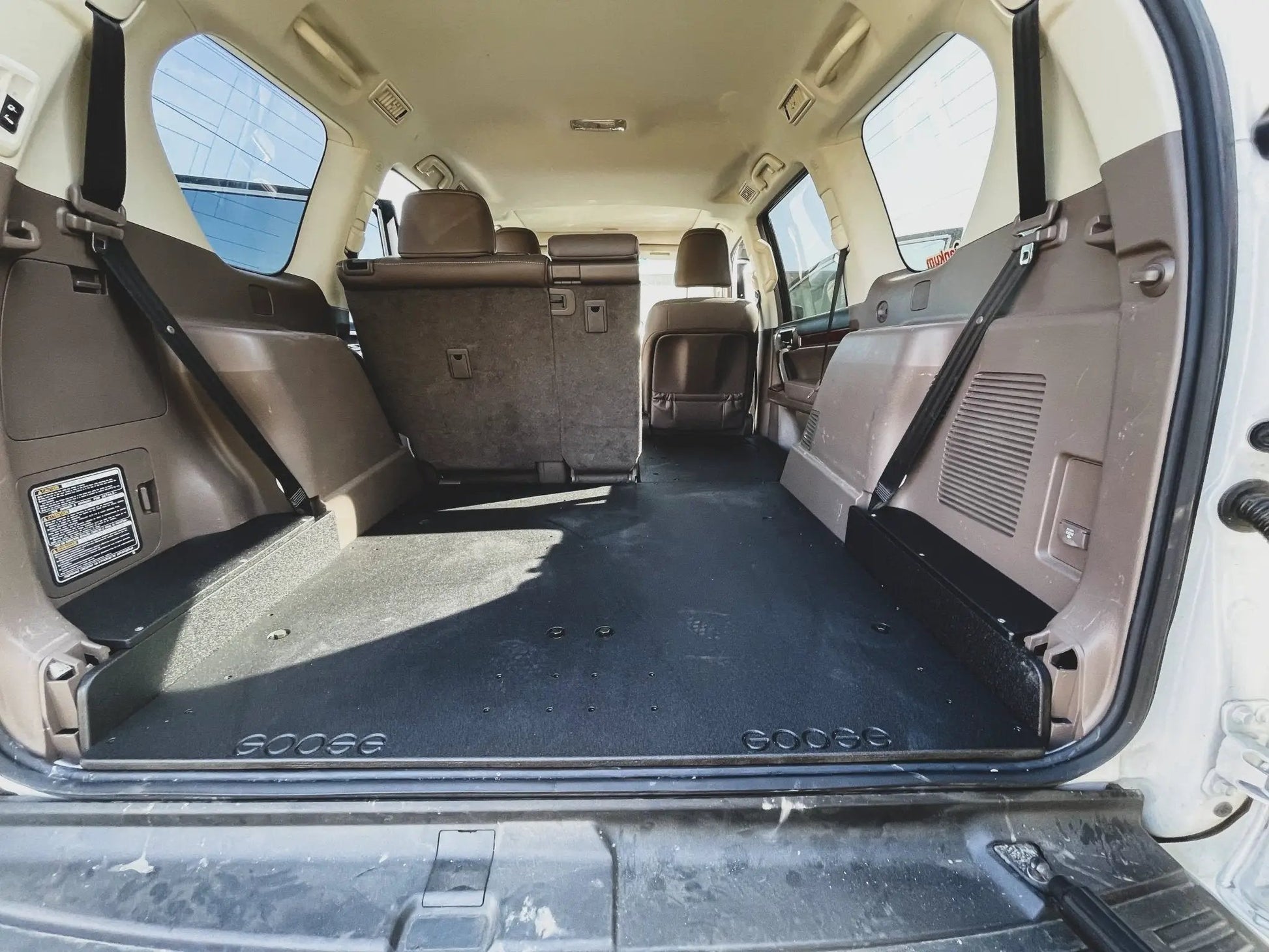 Lexus GX460 2010-2023 - Second Row Seat Delete Plate System by Goose Gear