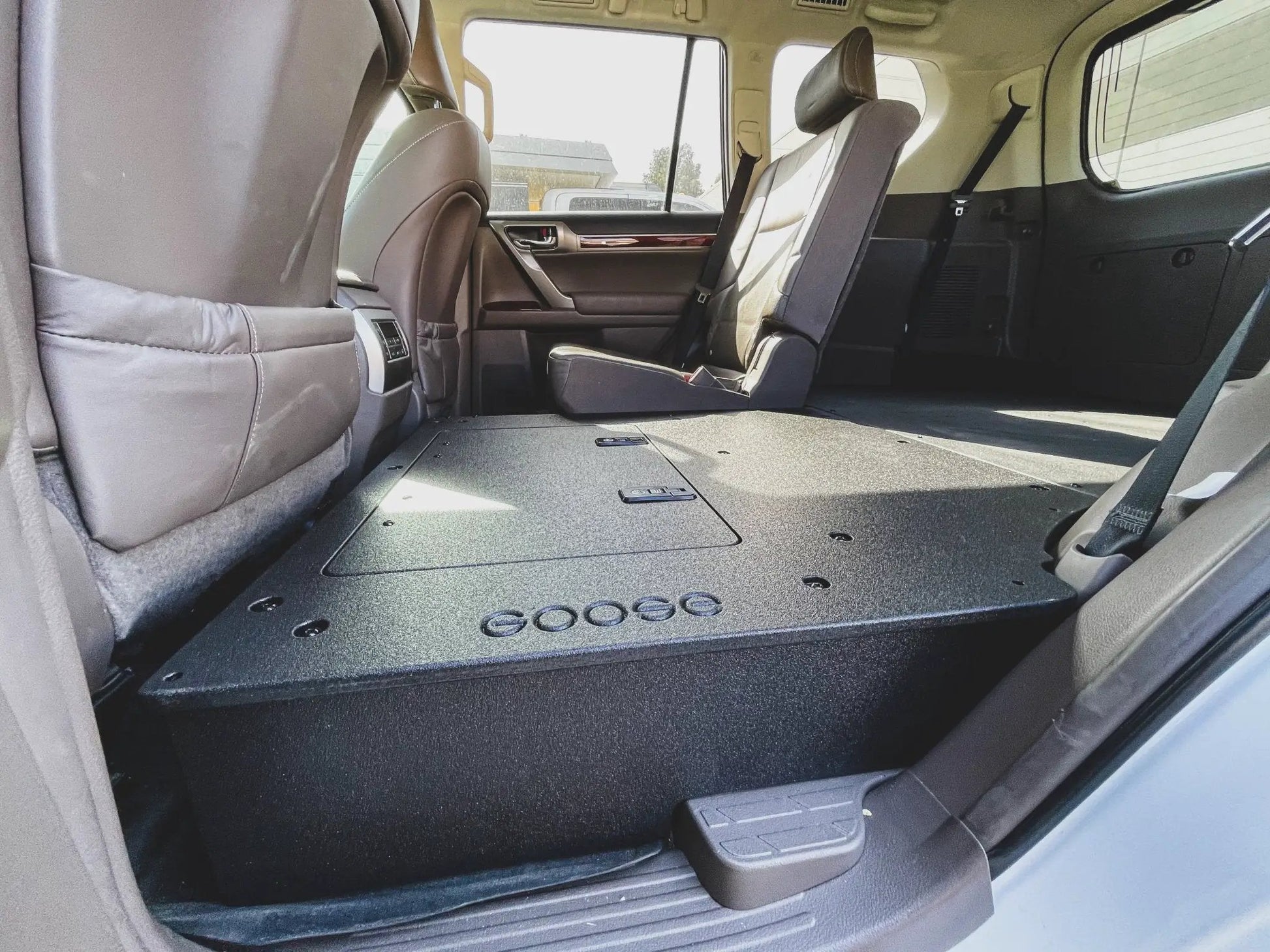 Lexus GX460 2010-2023 - Second Row Seat Delete Plate System by Goose Gear