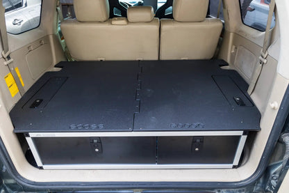 Lexus GX470 2002-2009 1st Gen. - Side x Side Drawer Module with Fitted Top Plate - 41-3/8"W x 10"H x 36"D by Goose Gear