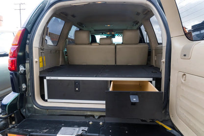 Lexus GX470 2002-2009 1st Gen. - Side x Side Drawer Module with Fitted Top Plate - 41-3/8"W x 10"H x 36"D by Goose Gear