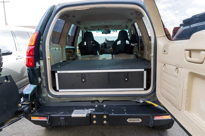 Lexus GX470 2002-2009 1st Gen. - Side x Side Drawer Module with Fitted Top Plate - 41-3/8"W x 10"H x 36"D by Goose Gear
