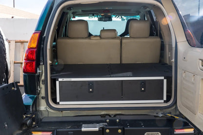 Lexus GX470 2002-2009 1st Gen. - Side x Side Drawer Module with Fitted Top Plate - 41-3/8"W x 10"H x 36"D by Goose Gear