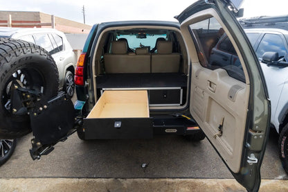 Lexus GX470 2002-2009 1st Gen. - Side x Side Drawer Module with Fitted Top Plate - 41-3/8"W x 10"H x 36"D by Goose Gear