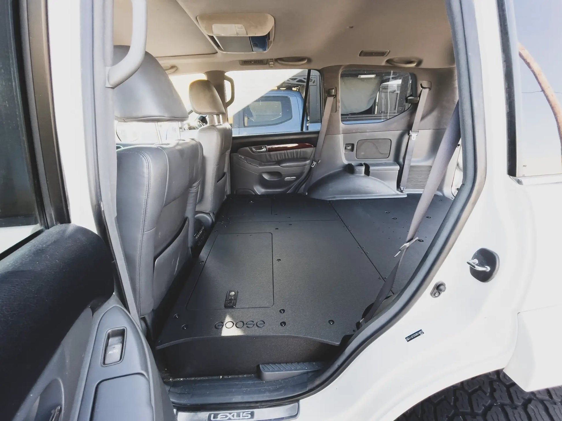 Lexus GX470 2002-2009 - Second Row Seat Delete Plate System by Goose Gear