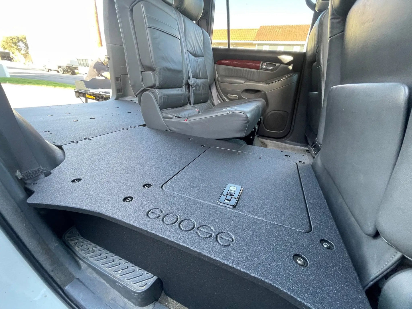 Lexus GX470 2002-2009 - Second Row Seat Delete Plate System by Goose Gear