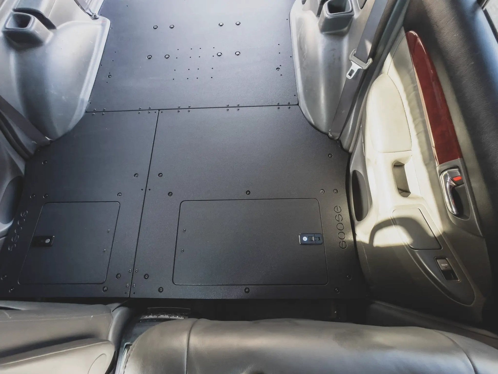 Lexus GX470 2002-2009 - Second Row Seat Delete Plate System by Goose Gear