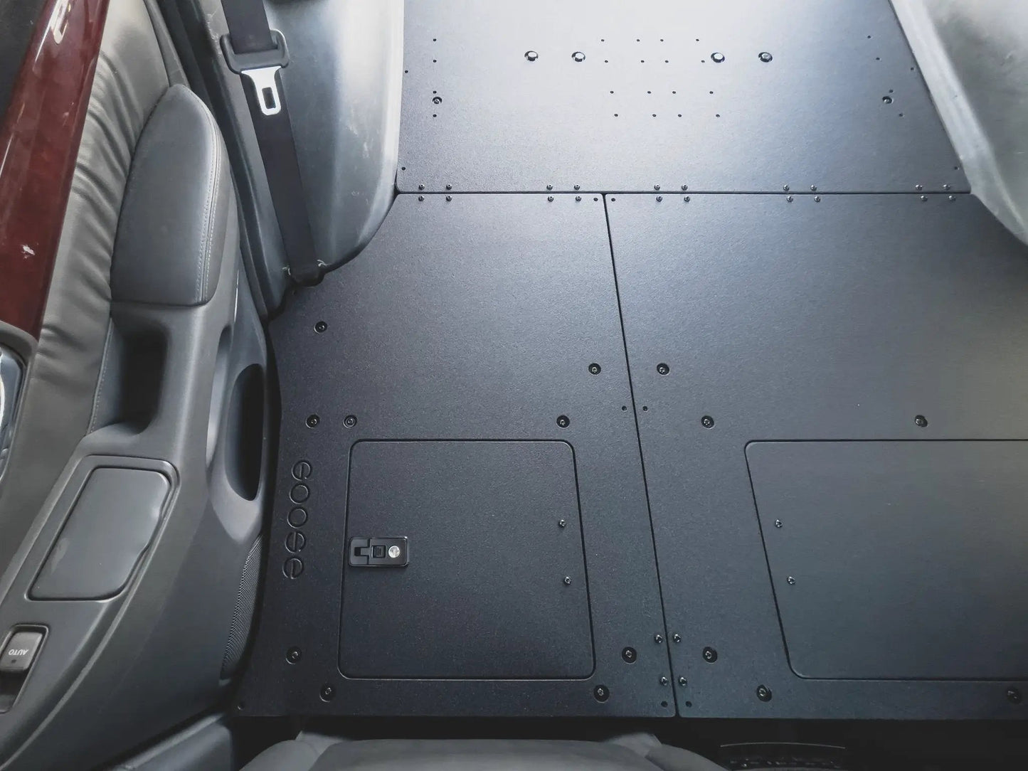 Lexus GX470 2002-2009 - Second Row Seat Delete Plate System by Goose Gear