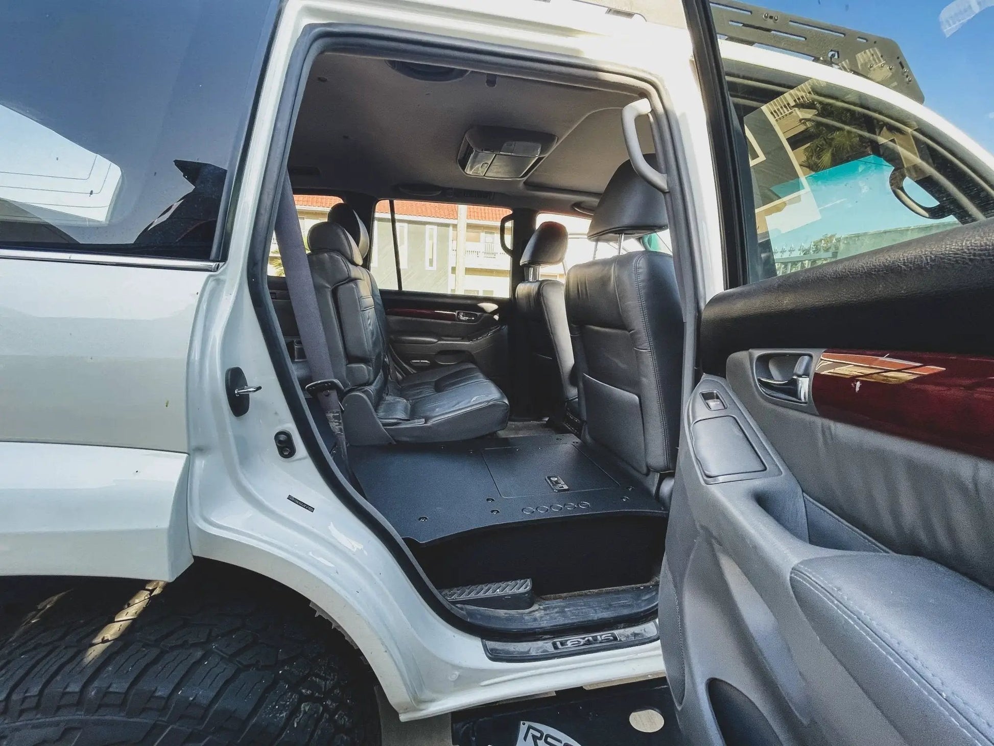 Lexus GX470 2002-2009 - Second Row Seat Delete Plate System by Goose Gear