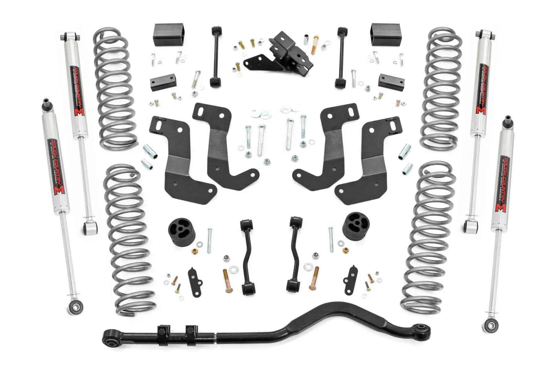 Rough Country 3.5 Inch Lift Kit | C/A Drop | Stage 1 | M1 | Jeep Wrangler Unlimited (24-26) by Rough Country