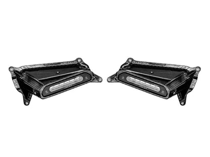 TRIPLE-R-LIGHTS Corner Pod - Left Side (including Linear-6 Elite - for Fiesta R5 MKII (0065-LH)