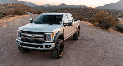 Rough Country Fender Flares | Defender | G1 Absolute Black | Ford F-250/F-350 Super Duty (17-22) by Rough Country