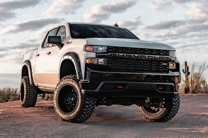 Rough Country Fender Flares | Defender | G2X Deep Mahogany | Chevy Silverado 1500 (19-26) by Rough Country