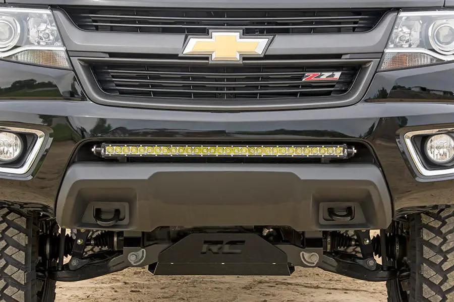 Rough Country LED Light Mount | Bumper | 30" | Chevy/GMC Canyon/Colorado 2WD/4WD (15-22) by Rough Country