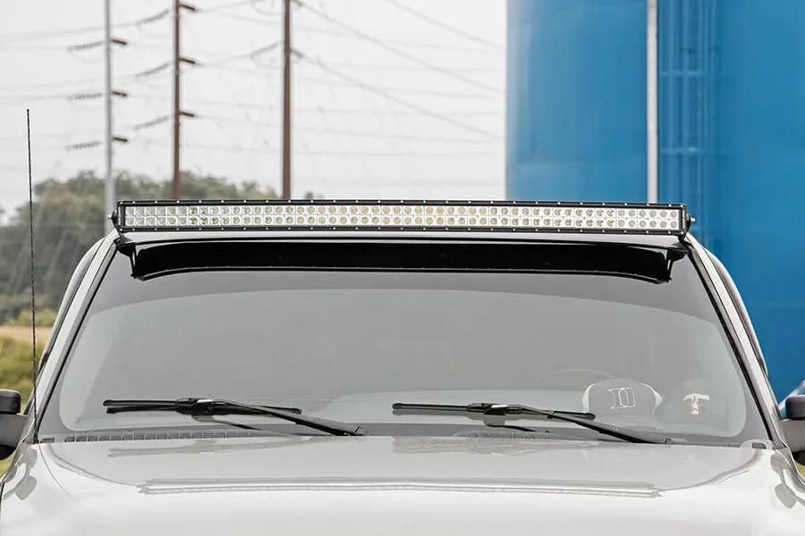 Rough Country LED Light Mount | Windshield | 54" Curved | Chevy/GMC 1500 Truck & SUV (99-06 & Classic) by Rough Country