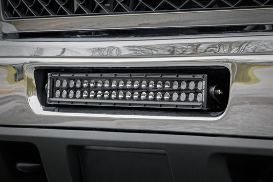 Soporte de luz LED | Parachoques | 20" | Chevy Silverado 2500 HD 4WD (2011-2014)