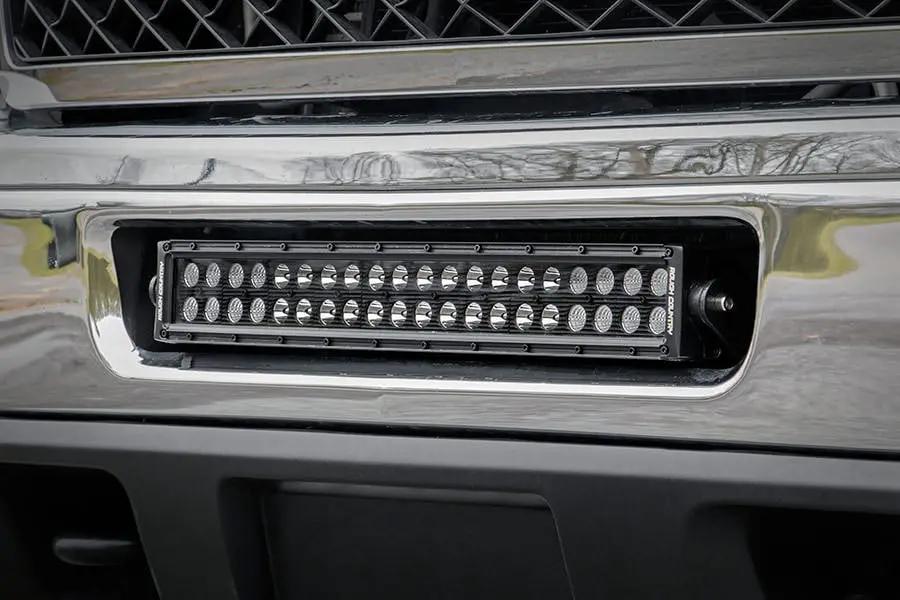 Rough Country LED Light Mount | Bumper | 20" | Chevy Silverado 2500 HD 4WD (2011-2014) by Rough Country