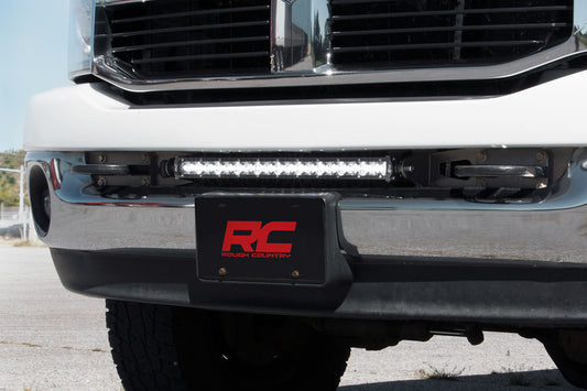 Rough Country LED Light Kit | Bumper Mount | 20" Spectrum Single Row | Ram 2500/3500 (10-18)