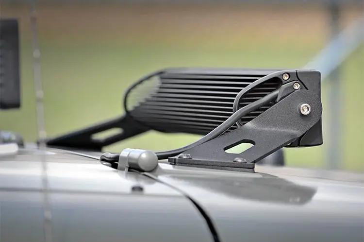 Rough Country LED Light Mount | Hood | 20" | Jeep Wrangler JK/Wrangler Unlimited (07-18) by Rough Country