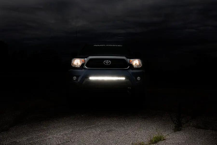 Rough Country LED Light Mount | Lower Grill | 30" | Toyota Tacoma 2WD/4WD (2005-2015) by Rough Country