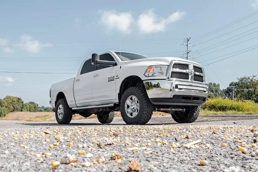 Rough Country LED Light Kit | Bumper Mount | 40" Black Dual Row | Ram 2500/3500 4WD (11-18) by Rough Country