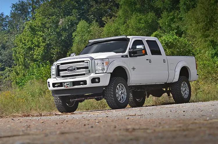 Rough Country LED Light Mount | Upper Windshield | 54" Curved | Ford F-250/F-350 Super Duty (99-16) by Rough Country