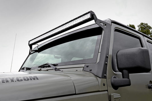 Soportes de luz LED | Parabrisas superior | 50" | Jeep Wrangler JK/Wrangler Unlimited (07-18)