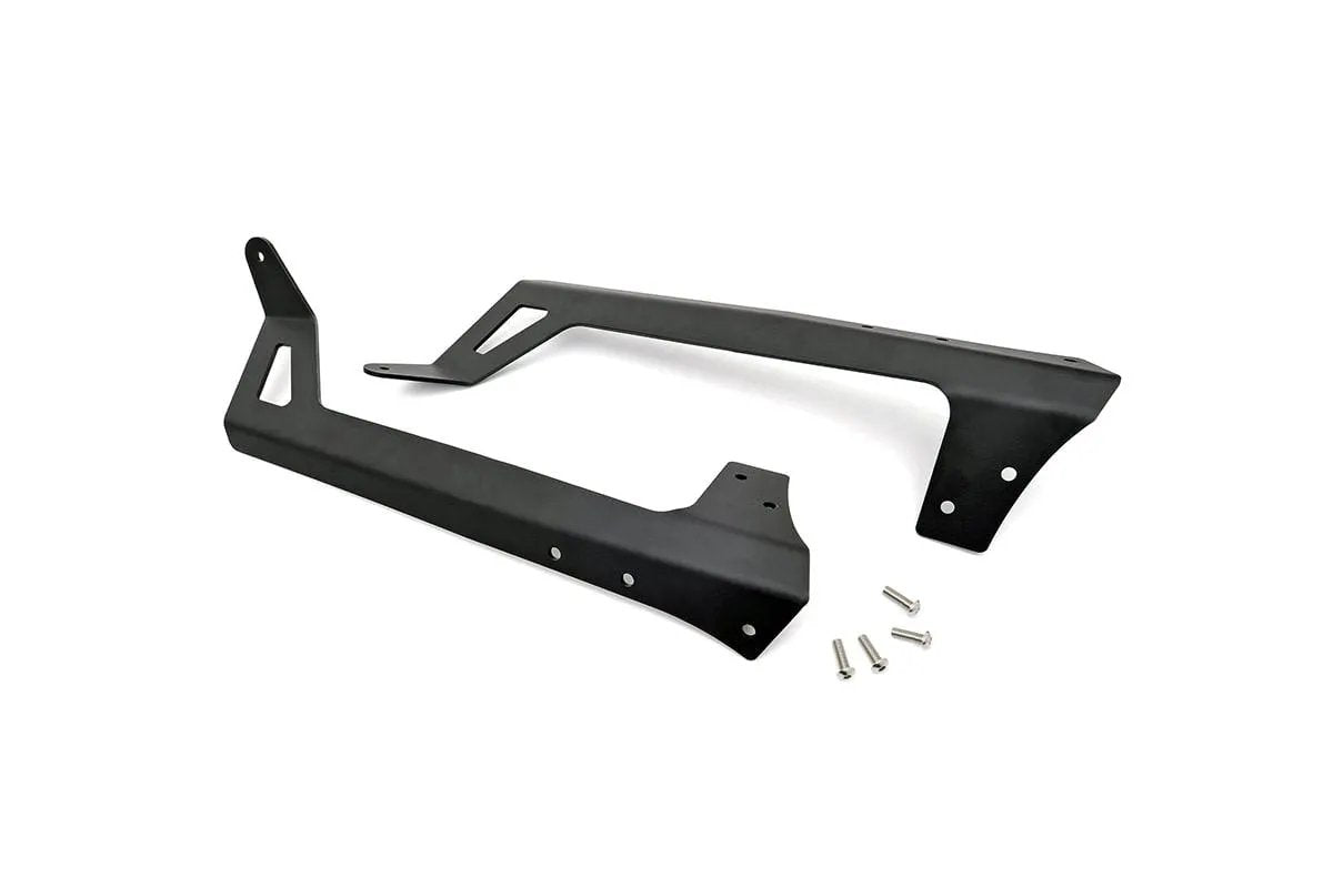 Rough Country LED Light Mounts | Upper Windshield | 50" | Jeep Wrangler JK/Wrangler Unlimited (07-18) by Rough Country