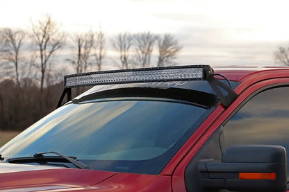 Rough Country LED Light Mount | Upper Windshield | 54" Curved | Ford F-150 2WD/4WD (04-14) by Rough Country