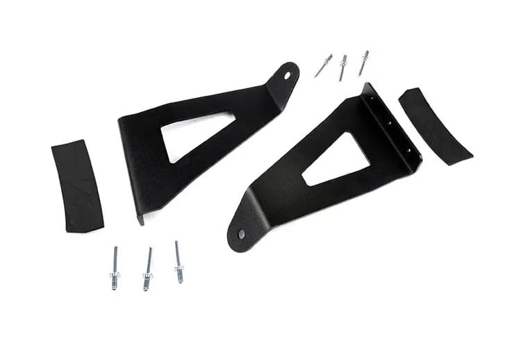 Rough Country LED Light Mount | Upper Windshield | 54" Curved | Ford F-150 2WD/4WD (04-14) by Rough Country
