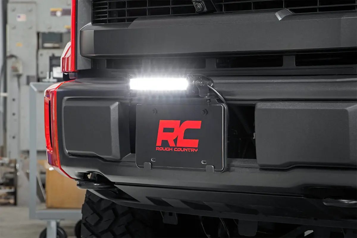 Rough Country 6 Inch Chrome Series LED Light Bar | Single Row | Pair by Rough Country