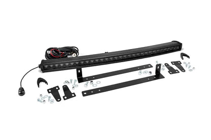 Rough Country LED Light Kit | Grille Mount | 30" Black Single Row | Ford F-150 (09-14) by Rough Country
