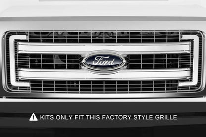 Rough Country LED Light Kit | Grille Mount | 30" Chrome Single Row | Ford F-150 (09-14) by Rough Country