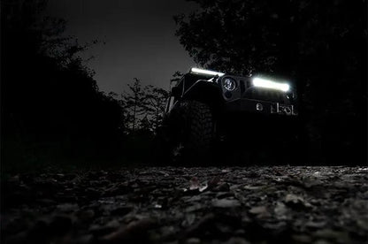 Rough Country 20 Inch Chrome Series LED Light Bar | Dual Row | Cool White DRL by Rough Country