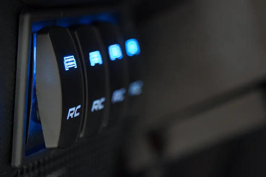 Rough Country Auxiliary Switch Bezel | Quad by Rough Country