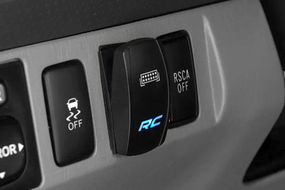 Rough Country Rocker Switch | 2x1 with Logo | Blue Back Light by Rough Country