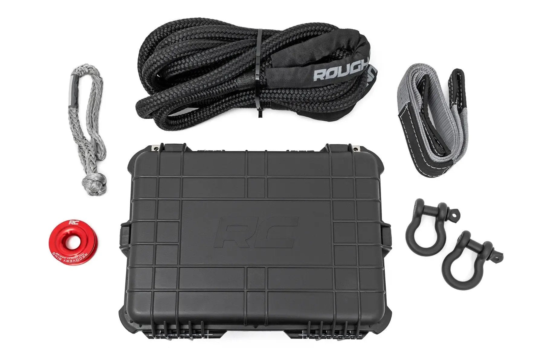 Rough Country Winch Recovery Kit | Synthetic Cable Winches by Rough Country