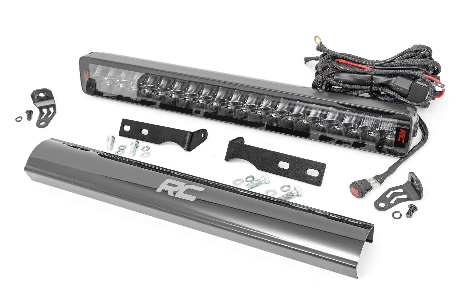Rough Country LED Light Kit | Bumper Mount | 20" Spectrum Dual Row | Jeep Grand Cherokee WK2 (11-20) by Rough Country