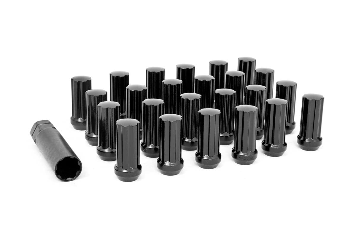 Juego de 24 tuercas M12 x 1.25 | Negro