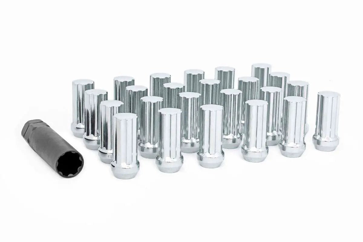 Rough Country M14 x 1.5 Lug Nut Set of 24 | Chrome by Rough Country