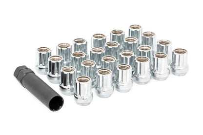 Rough Country Lug Nut Set | M12x1.25 | 24 Qty | Chrome | Open End by Rough Country